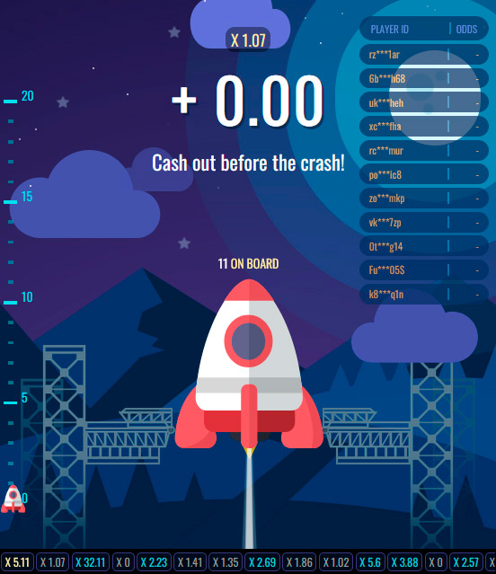 Игра Cash or crash